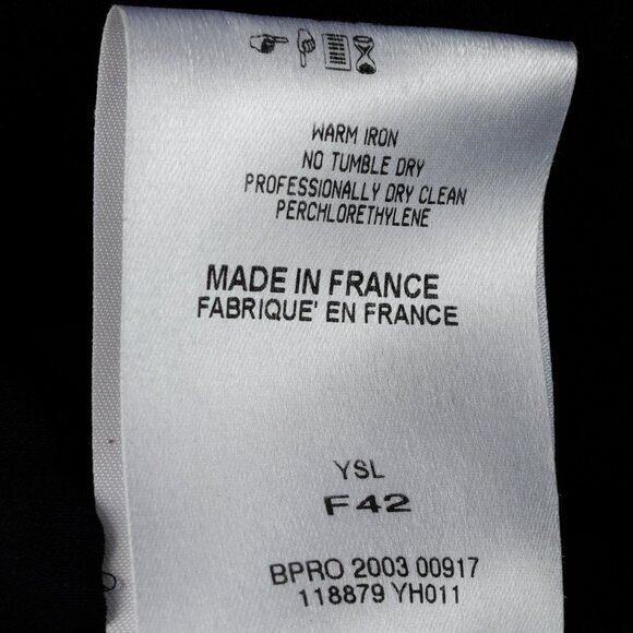 Yves Saint Laurent 2003 Ruched Silk Skirt - Picture 6 of 10